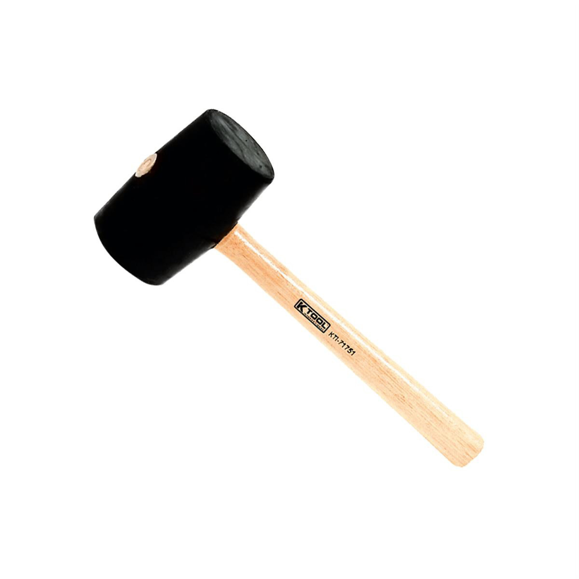 K Tool International Non-Marking Rubber Mallet — 24 Oz., Wood Handle, Durable, Lightweight, Model# KTI71751